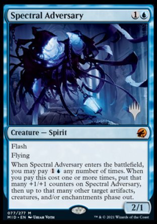 Spectral Adversary (Promo Pack) [Innistrad: Midnight Hunt Promos] | Jomio and Rueliete's Cards and Comics