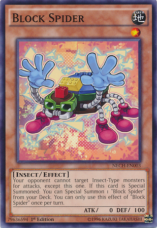 Block Spider [NECH-EN003] Common | Jomio and Rueliete's Cards and Comics