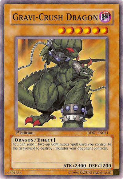 Gravi-Crush Dragon [DP07-EN011] Common | Jomio and Rueliete's Cards and Comics