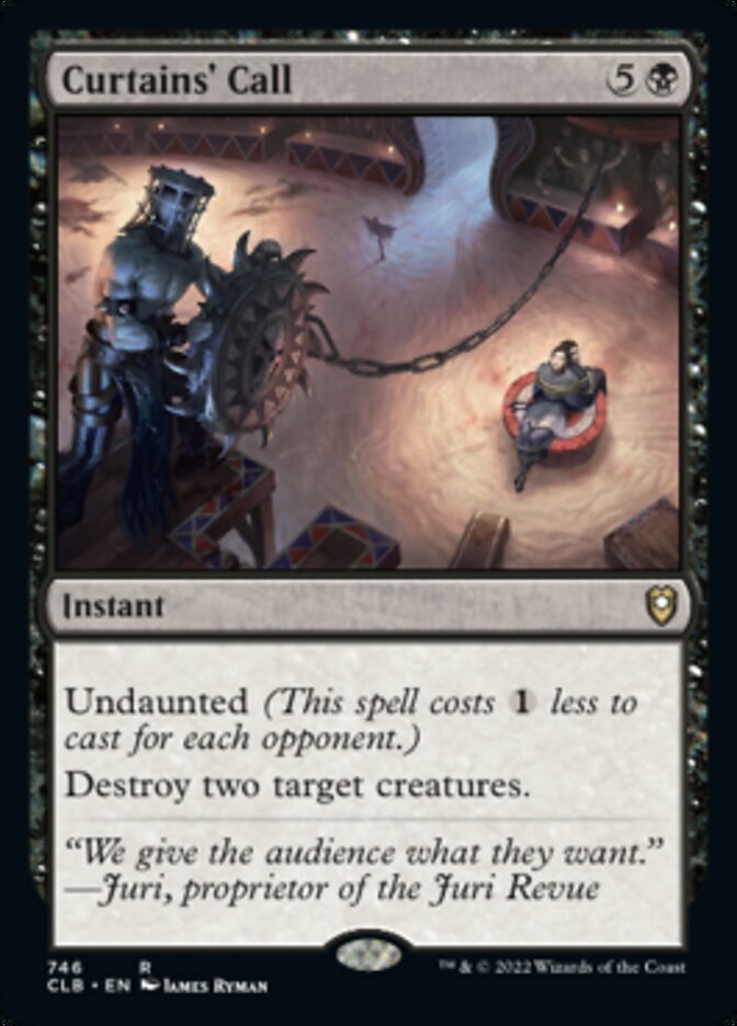 Curtains' Call [Commander Legends: Battle for Baldur's Gate] | Jomio and Rueliete's Cards and Comics