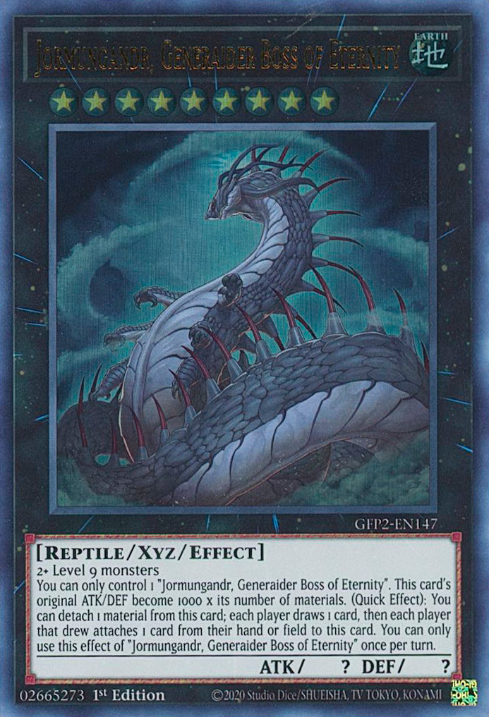 Jormungandr, Generaider Boss of Eternity [GFP2-EN147] Ultra Rare | Jomio and Rueliete's Cards and Comics