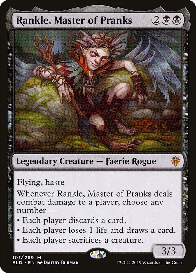 Rankle, Master of Pranks [Throne of Eldraine] | Jomio and Rueliete's Cards and Comics