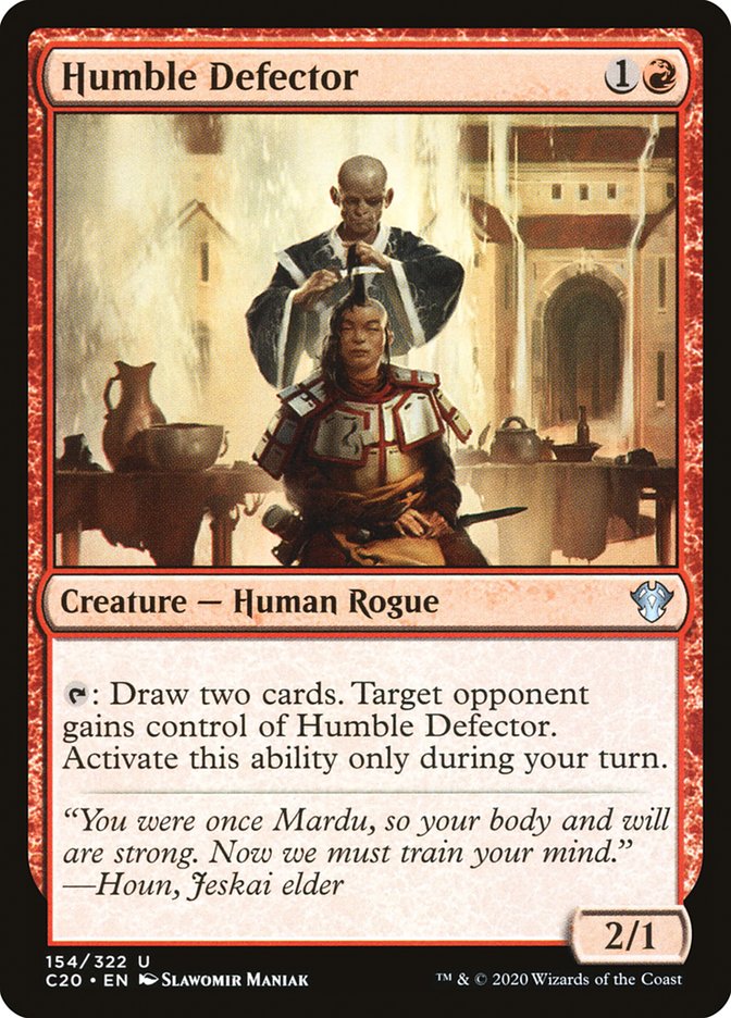 Humble Defector [Commander 2020] | Jomio and Rueliete's Cards and Comics