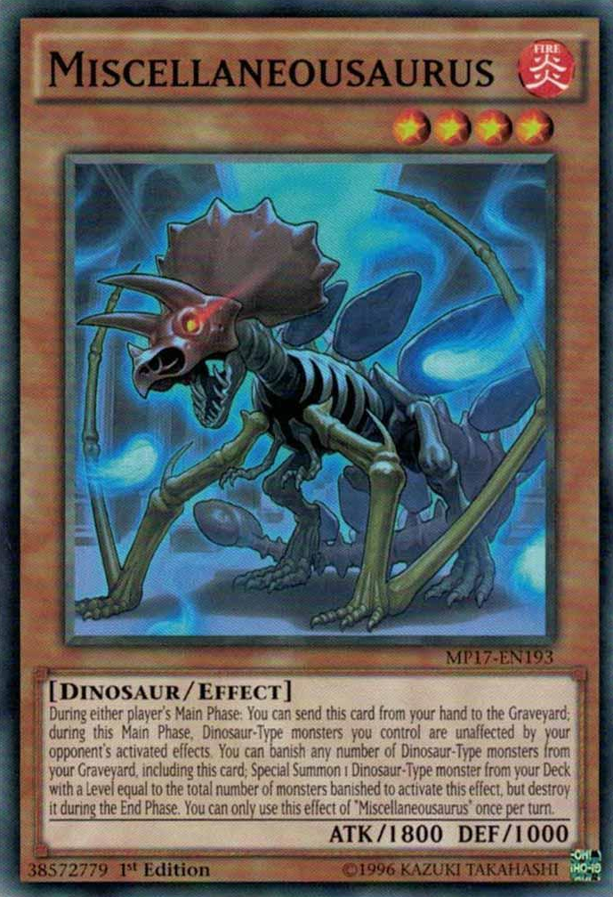 Miscellaneousaurus [MP17-EN193] Common | Jomio and Rueliete's Cards and Comics