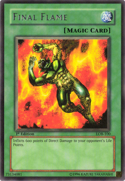 Final Flame [LOB-100] Rare | Jomio and Rueliete's Cards and Comics