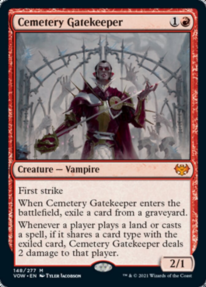 Cemetery Gatekeeper [Innistrad: Crimson Vow] | Jomio and Rueliete's Cards and Comics