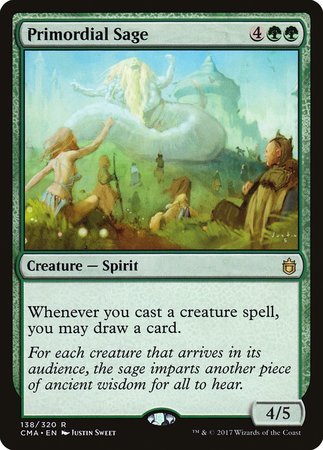 Primordial Sage [Commander Anthology] | Jomio and Rueliete's Cards and Comics