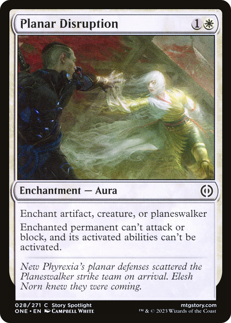 Planar Disruption [Phyrexia: All Will Be One] | Jomio and Rueliete's Cards and Comics