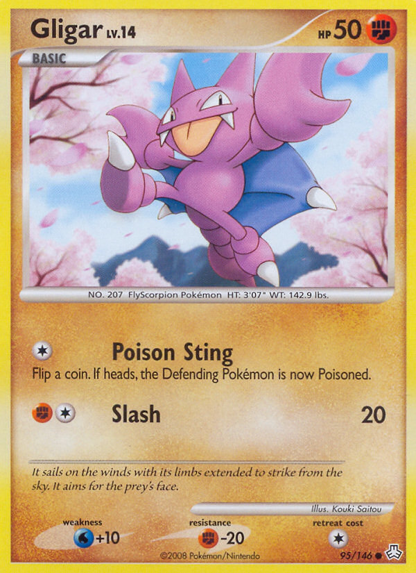 Gligar (95/146) [Diamond & Pearl: Legends Awakened] | Jomio and Rueliete's Cards and Comics