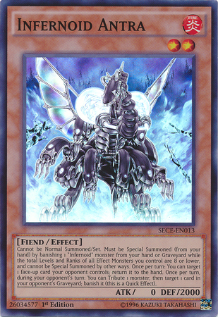 Infernoid Antra [SECE-EN013] Super Rare | Jomio and Rueliete's Cards and Comics