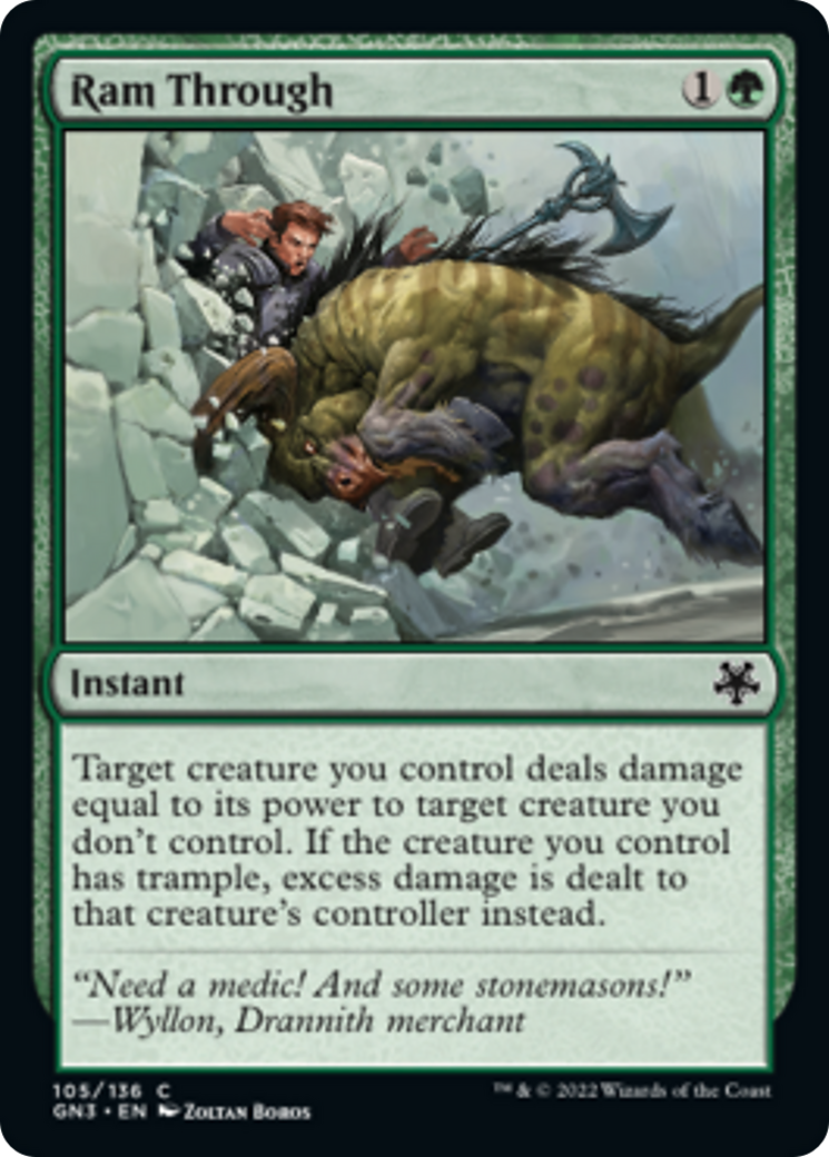 Ram Through [Game Night: Free-for-All] | Jomio and Rueliete's Cards and Comics