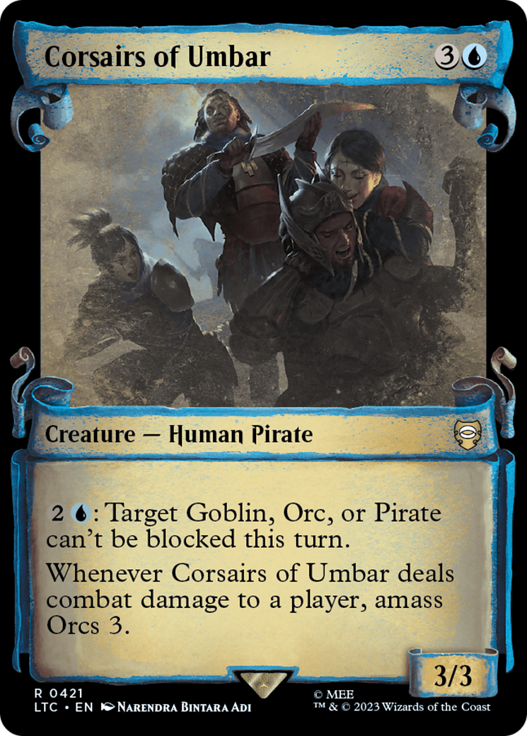 Corsairs of Umbar [The Lord of the Rings: Tales of Middle-Earth Commander Showcase Scrolls] | Jomio and Rueliete's Cards and Comics