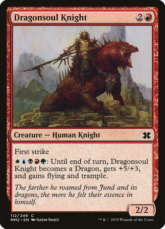 Dragonsoul Knight [Modern Masters 2015] | Jomio and Rueliete's Cards and Comics