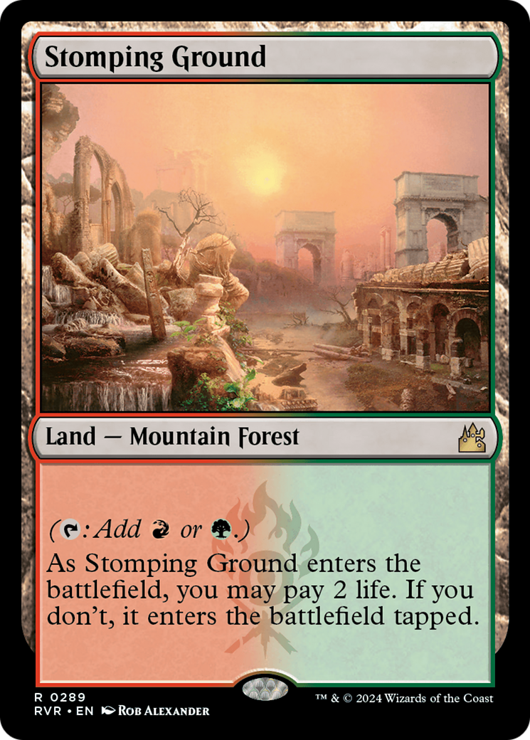 Stomping Ground [Ravnica Remastered] | Jomio and Rueliete's Cards and Comics