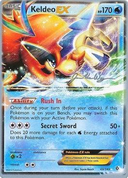 Keldeo EX (49/149) (HonorStoise - Jacob Van Wagner) [World Championships 2015] | Jomio and Rueliete's Cards and Comics