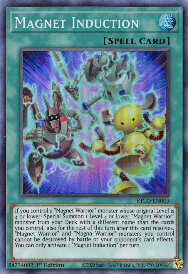 Magnet Induction (Super Rare) [KICO-EN009] Super Rare | Jomio and Rueliete's Cards and Comics