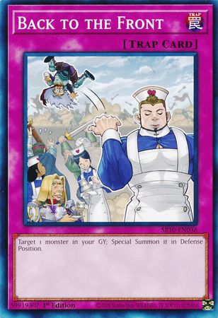 Back to the Front [SR10-EN036] Common | Jomio and Rueliete's Cards and Comics