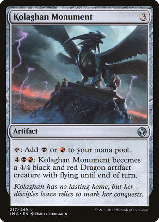 Kolaghan Monument [Iconic Masters] | Jomio and Rueliete's Cards and Comics