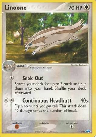 Linoone (3/10) [EX: Trainer Kit - Latios] | Jomio and Rueliete's Cards and Comics