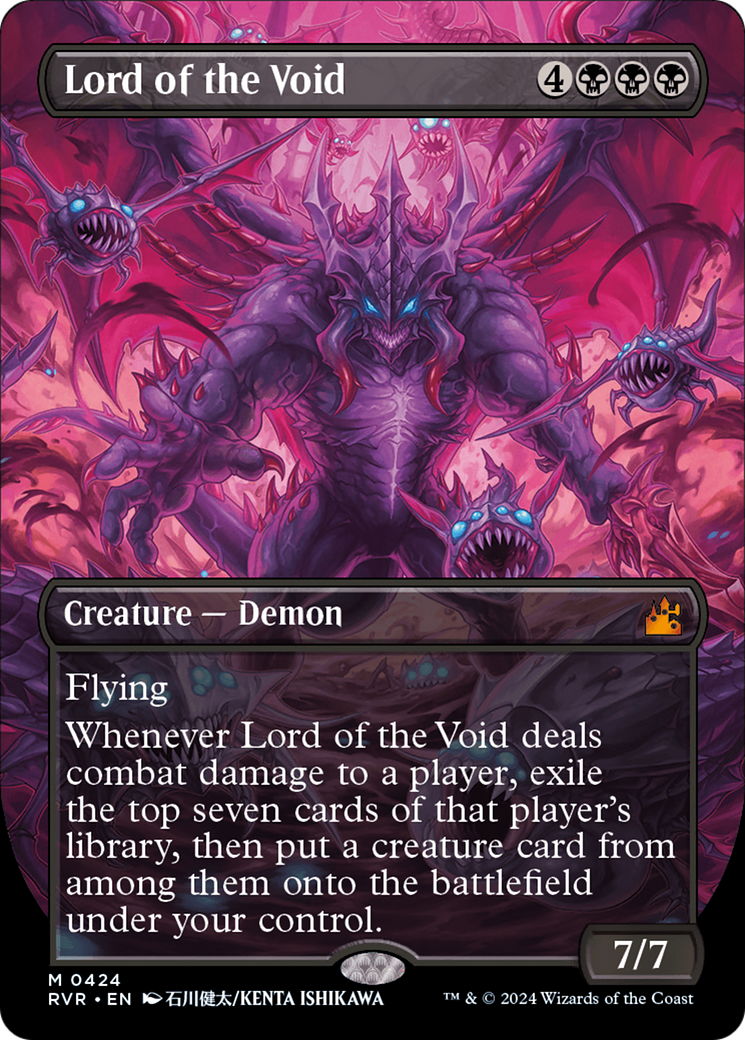 Lord of the Void (Anime Borderless) [Ravnica Remastered] | Jomio and Rueliete's Cards and Comics