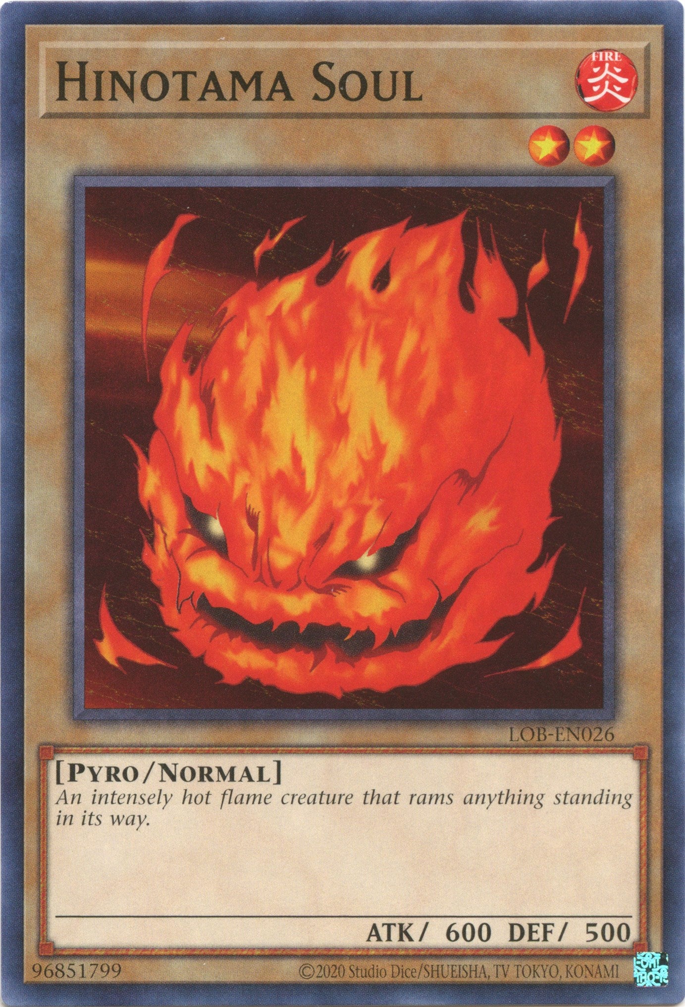 Hinotama Soul (25th Anniversary) [LOB-EN026] Common | Jomio and Rueliete's Cards and Comics