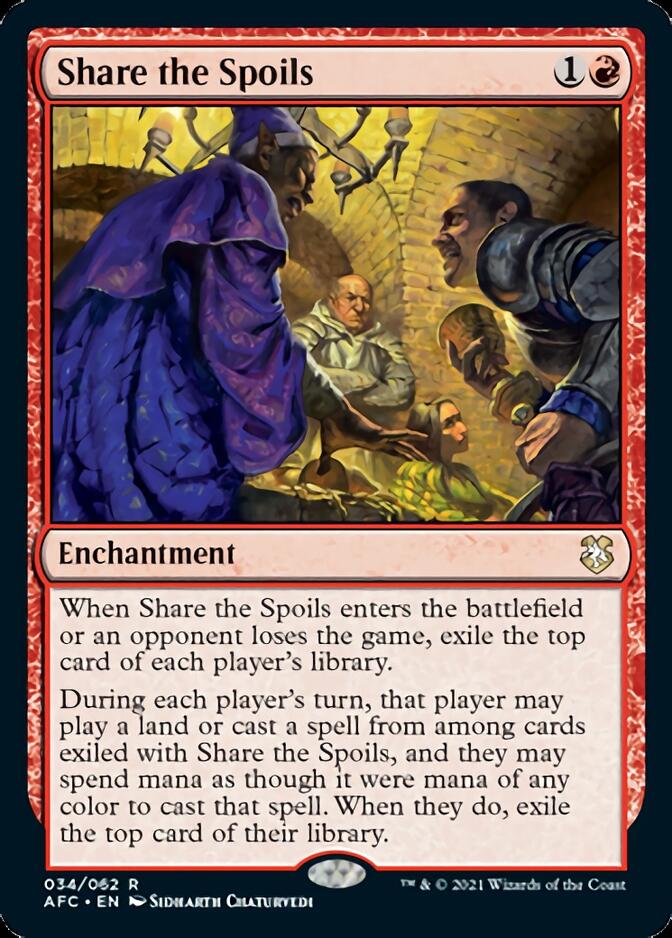 Share the Spoils [Dungeons & Dragons: Adventures in the Forgotten Realms Commander] | Jomio and Rueliete's Cards and Comics