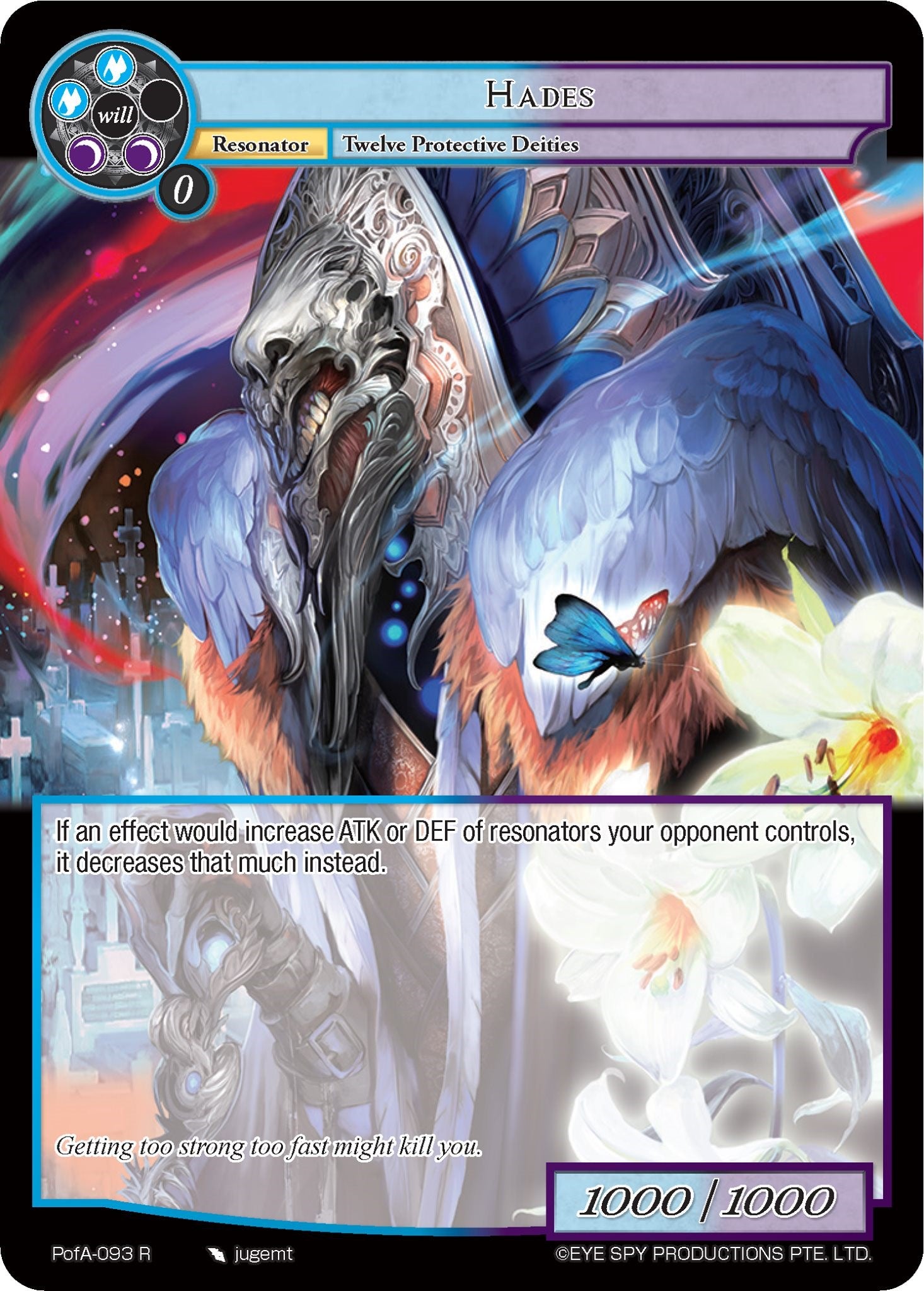 Hades (PofA-093) [Alice Origin IV: Prologue of Attoractia] | Jomio and Rueliete's Cards and Comics