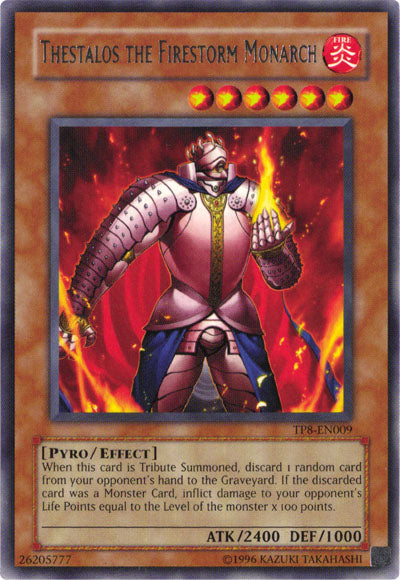 Thestalos the Firestorm Monarch [TP8-EN009] Rare | Jomio and Rueliete's Cards and Comics