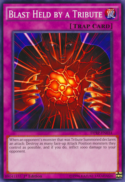 Blast Held by a Tribute [DPRP-EN034] Common | Jomio and Rueliete's Cards and Comics