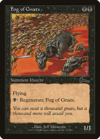 Fog of Gnats [Urza's Legacy] | Jomio and Rueliete's Cards and Comics
