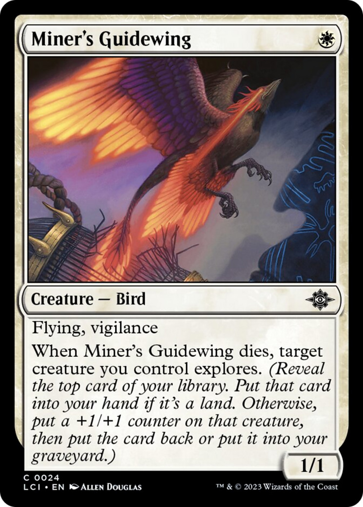 Miner's Guidewing [The Lost Caverns of Ixalan] | Jomio and Rueliete's Cards and Comics