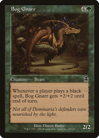 Bog Gnarr [Apocalypse] | Jomio and Rueliete's Cards and Comics