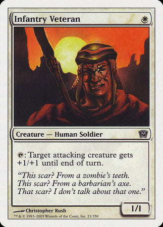 Infantry Veteran [Ninth Edition] | Jomio and Rueliete's Cards and Comics