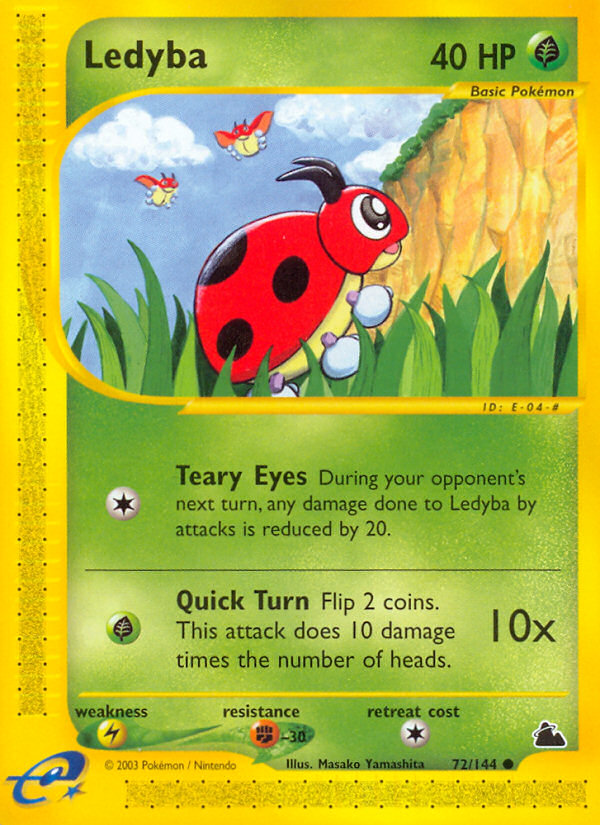 Ledyba (72/144) [Skyridge] | Jomio and Rueliete's Cards and Comics