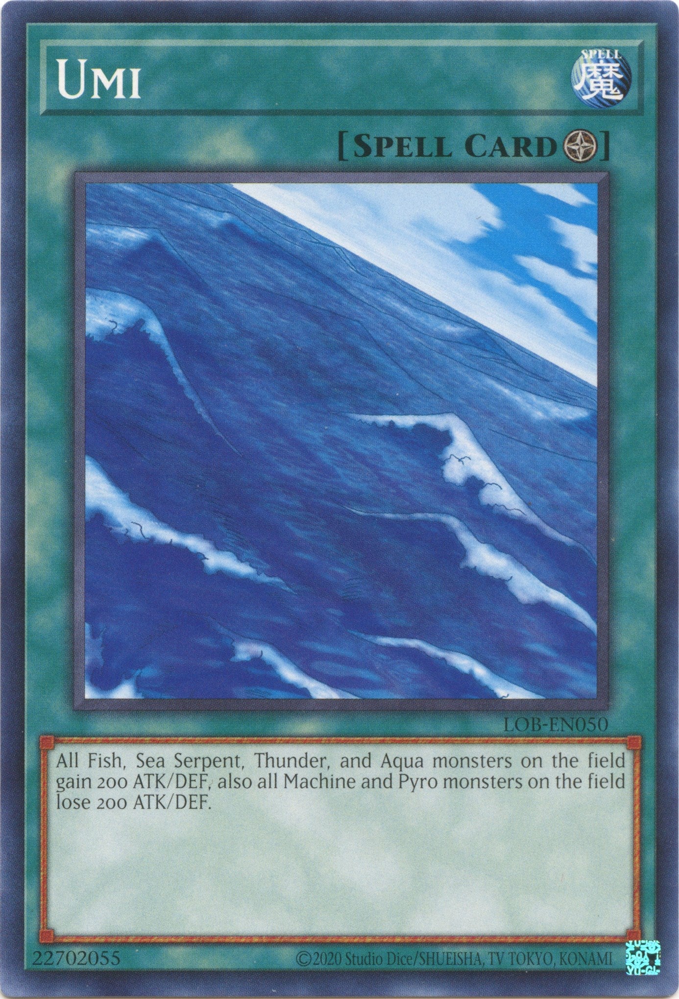 Umi (25th Anniversary) [LOB-EN050] Common | Jomio and Rueliete's Cards and Comics