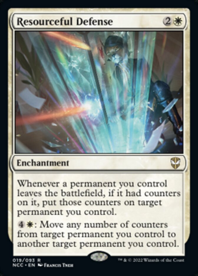 Resourceful Defense [Streets of New Capenna Commander] | Jomio and Rueliete's Cards and Comics