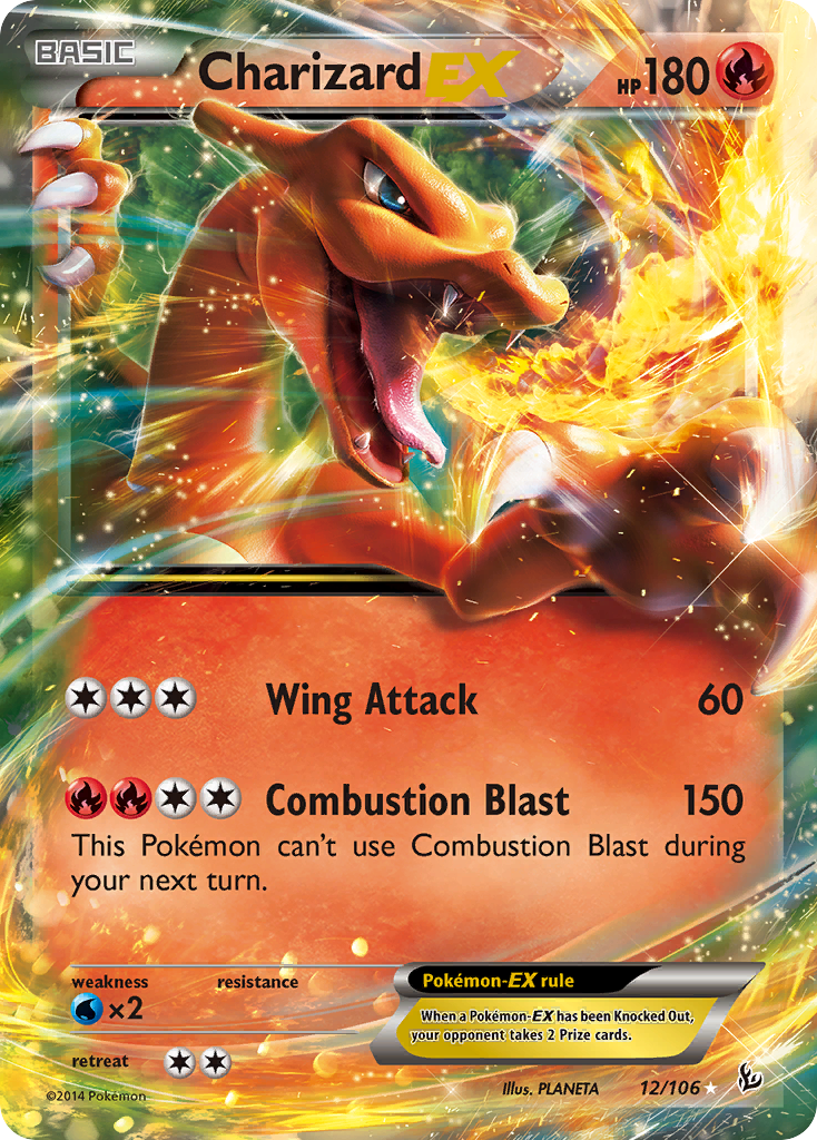 Charizard EX (12/106) [XY: Flashfire] | Jomio and Rueliete's Cards and Comics