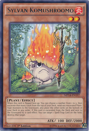 Sylvan Komushroomo [MP14-EN197] Rare | Jomio and Rueliete's Cards and Comics