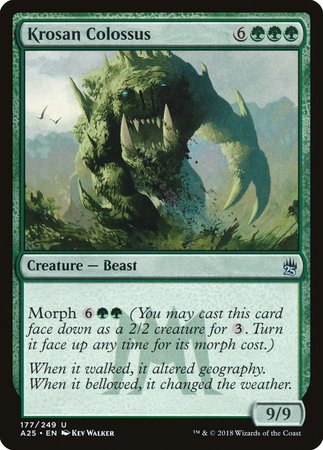 Krosan Colossus [Masters 25] | Jomio and Rueliete's Cards and Comics