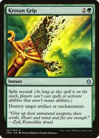Krosan Grip [Commander Anthology] | Jomio and Rueliete's Cards and Comics