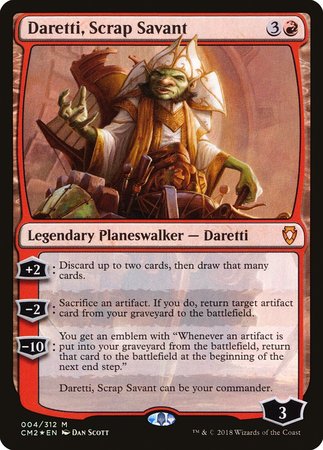 Daretti, Scrap Savant [Commander Anthology Volume II] | Jomio and Rueliete's Cards and Comics