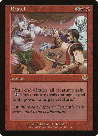 Brawl [Mercadian Masques] | Jomio and Rueliete's Cards and Comics