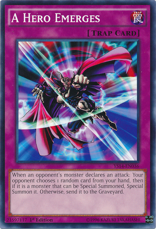 A Hero Emerges [YS14-EN036] Common | Jomio and Rueliete's Cards and Comics