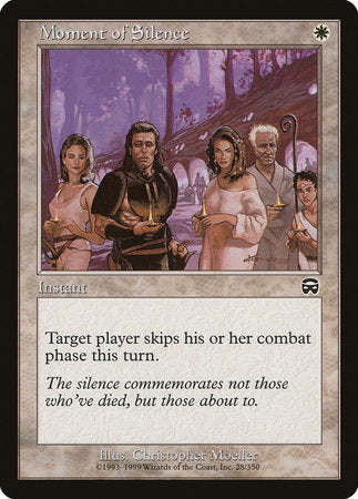Moment of Silence [Mercadian Masques] | Jomio and Rueliete's Cards and Comics