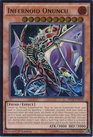 Infernoid Onuncu (UTR) [SECE-EN019] Ultimate Rare | Jomio and Rueliete's Cards and Comics