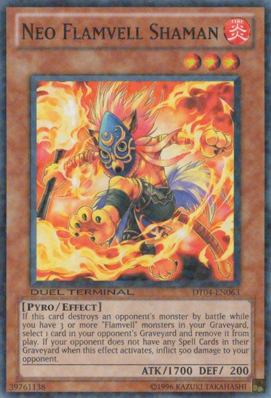 Neo Flamvell Shaman [DT04-EN063] Common | Jomio and Rueliete's Cards and Comics