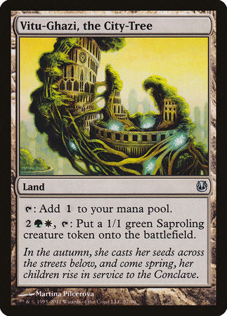 Vitu-Ghazi, the City-Tree [Duel Decks: Ajani vs. Nicol Bolas] | Jomio and Rueliete's Cards and Comics