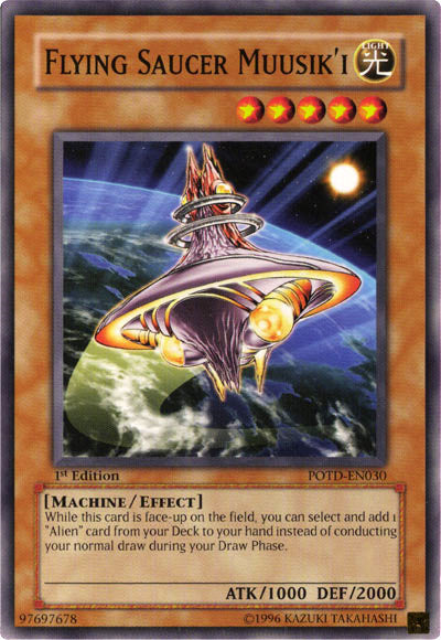 Flying Saucer Muusik'i [POTD-EN030] Common | Jomio and Rueliete's Cards and Comics