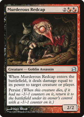 Murderous Redcap [Modern Masters] | Jomio and Rueliete's Cards and Comics
