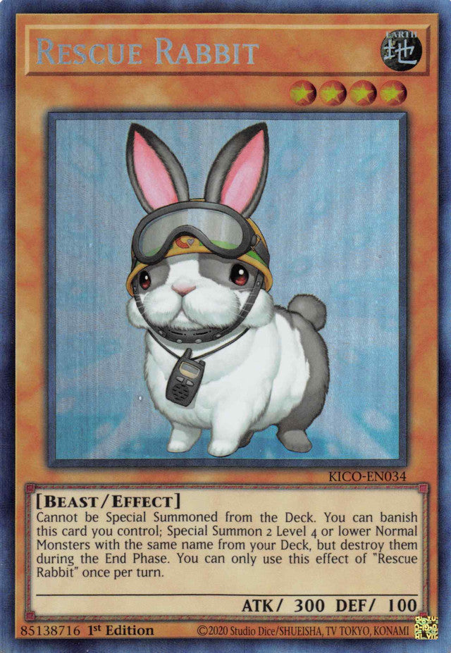 Rescue Rabbit (Collector's Rare) [KICO-EN034] Collector's Rare | Jomio and Rueliete's Cards and Comics